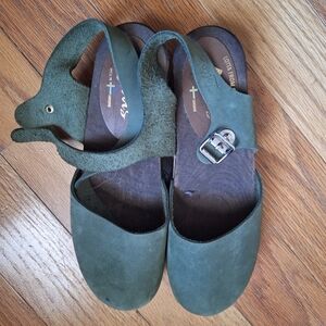 lotta from stockholm green clogs